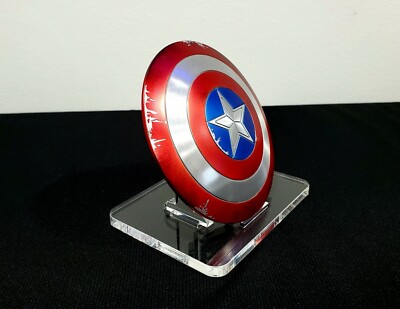 1/6th Scale Cap Shield Stand - Clear Acrylic - Custom Laser Cut 