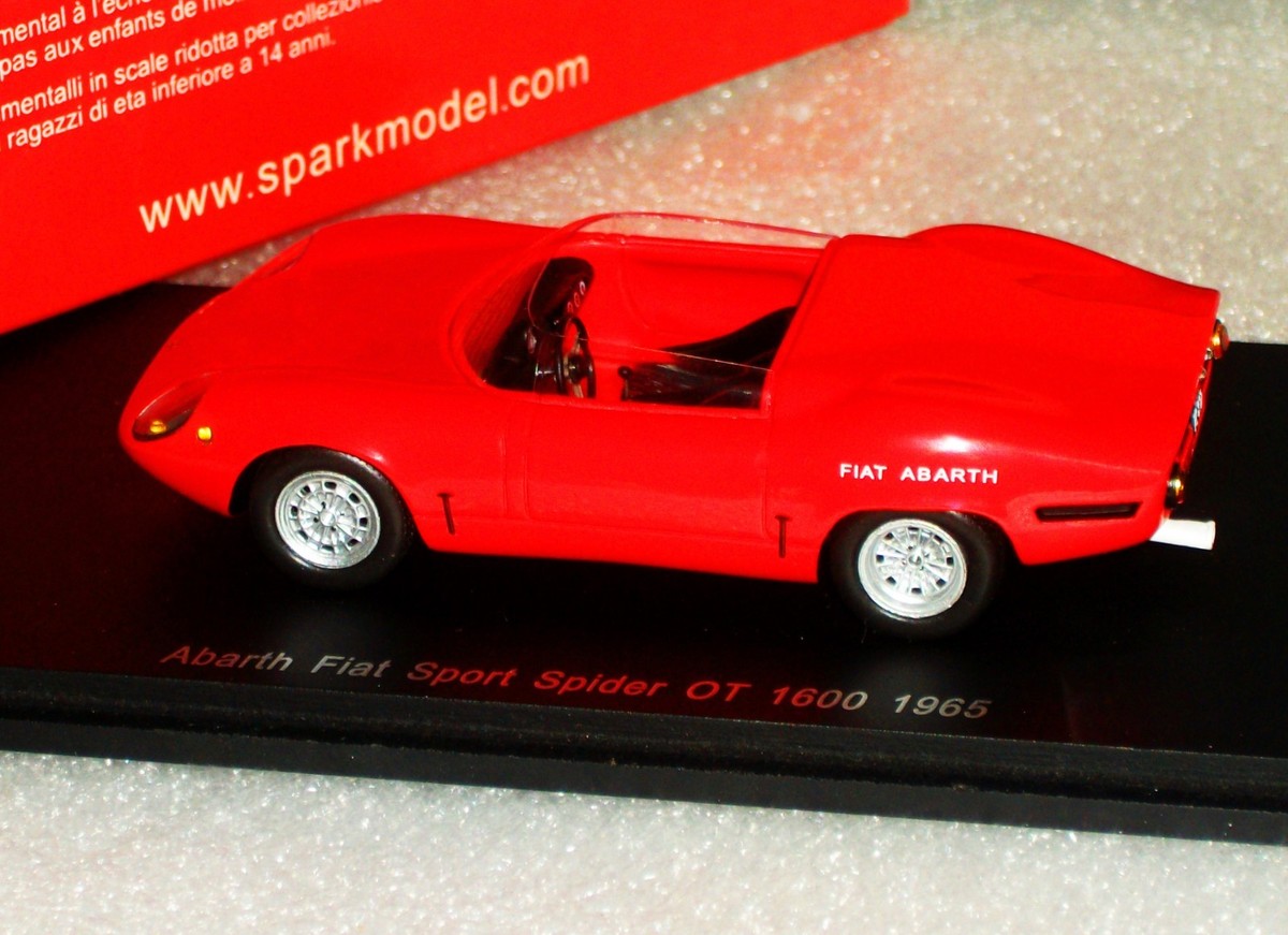 FIAT ABARTH SPORT SPIDER OT 1600 1965 SPARK S1319 1/43 | eBay