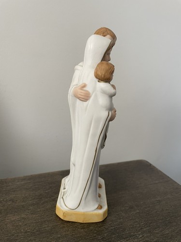 Holy Family Jesus, Mary, and Joseph Figurine Ceramic Statue, Nativity Statue - Picture 2 of 6