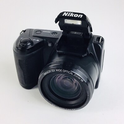 Nikon COOLPIX L105 12.1MP Digital Camera - Black | eBay
