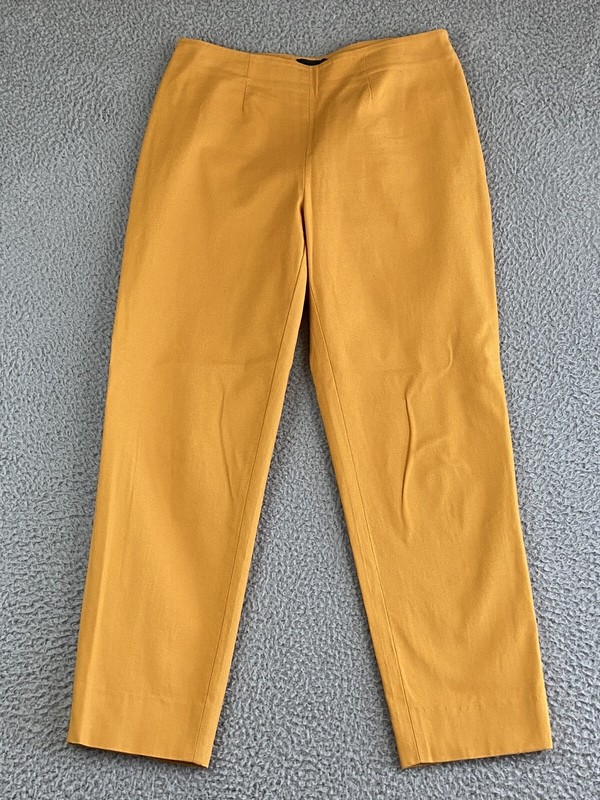 Piazza Sempione Womens Cropped Side Zip Mid Rise Audrey Pants IT 38 US 2 Exc