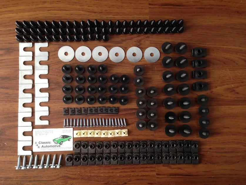 Front End Sheet Metal Hardware 216pc Kit Camaro Chevelle Nova Impala - Image 2 of 2