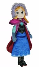 Disney Store Frozen Anna Plush Doll 20" Stuffed Princess Toy Used