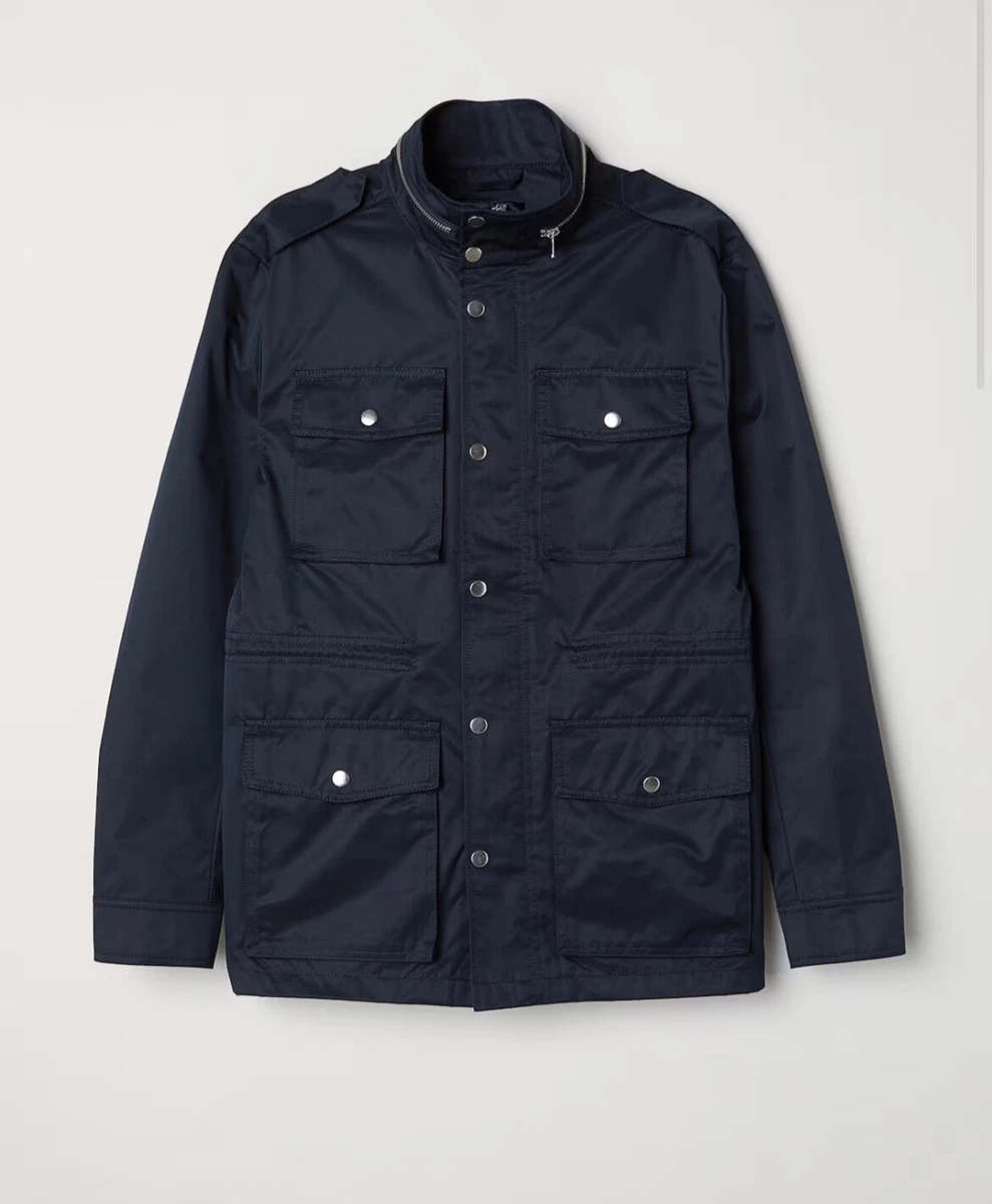 navy utility jacket products for sale | eBay