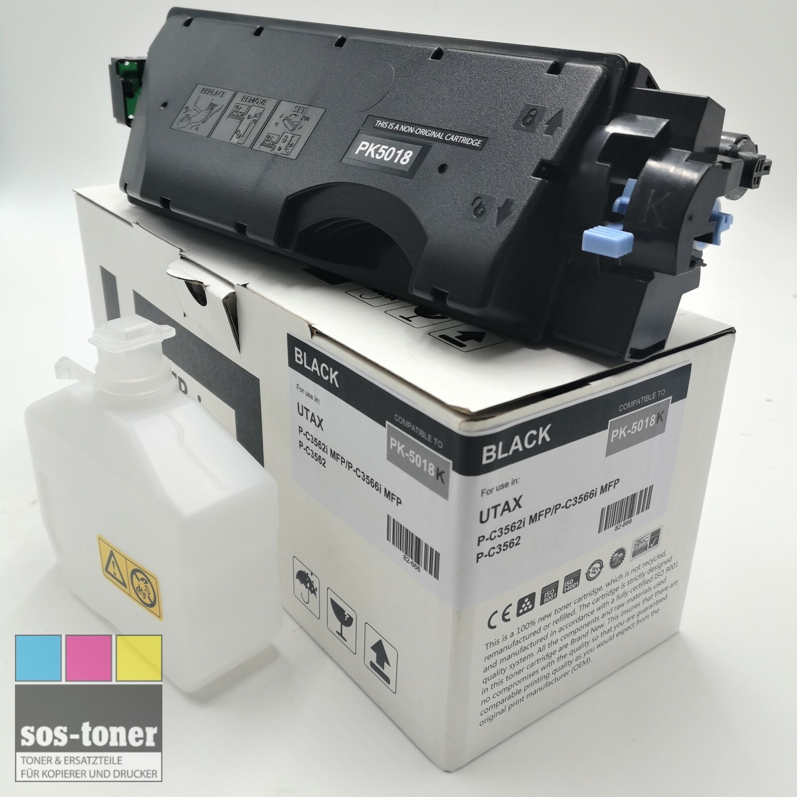 ABC Kompatibler Toner für Utax CK-5511K Schwarz für Utax 350ci Triumph Adler 350 ci CK5511 K