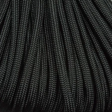 3x100 Ft 550 Paracord Black USA MADE & SELLER same day shipping
