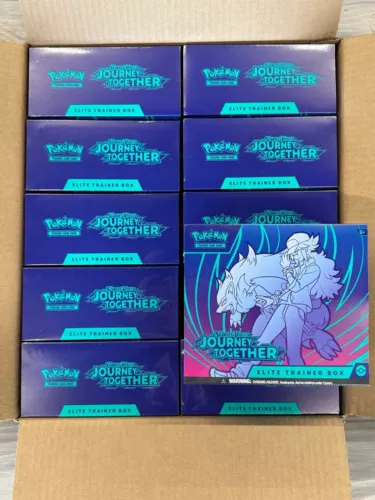 Pokemon Journey Together SV09 Elite Trainer CASE (10 Boxes) FACTORY SEALED!