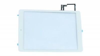 SINTECH  Premium Frontscheibe + Touchscreen für iPad Air, weiss mit Home Button