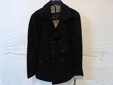 Hawke and Co.  Hawke Wool Peacoat - Men's Medium Black retail $350