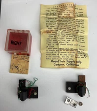 HO Model Train Supply Mfg R&L MAK Dwarf Switch Signals “Working” HO3479
