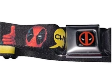 Spider-Man Seatbelt Belt buckle down Marvel Comics Super Heroes CHIMICHANGAS!