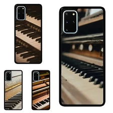 Non slip Case Brown musical Grand Piano For Samsung S25 S24 S23 S21 S22 FE Ultra