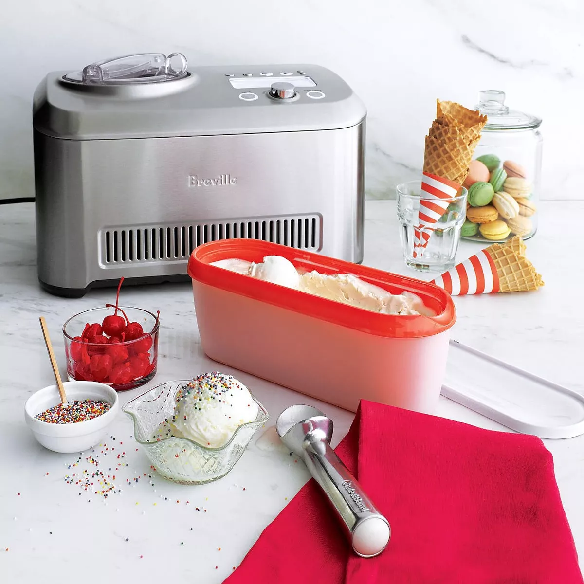 Breville Smart Scoop Ice Cream Compressor Brand New eBay