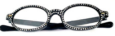 Vintage Studded Rhinestone Eyeglass Frames