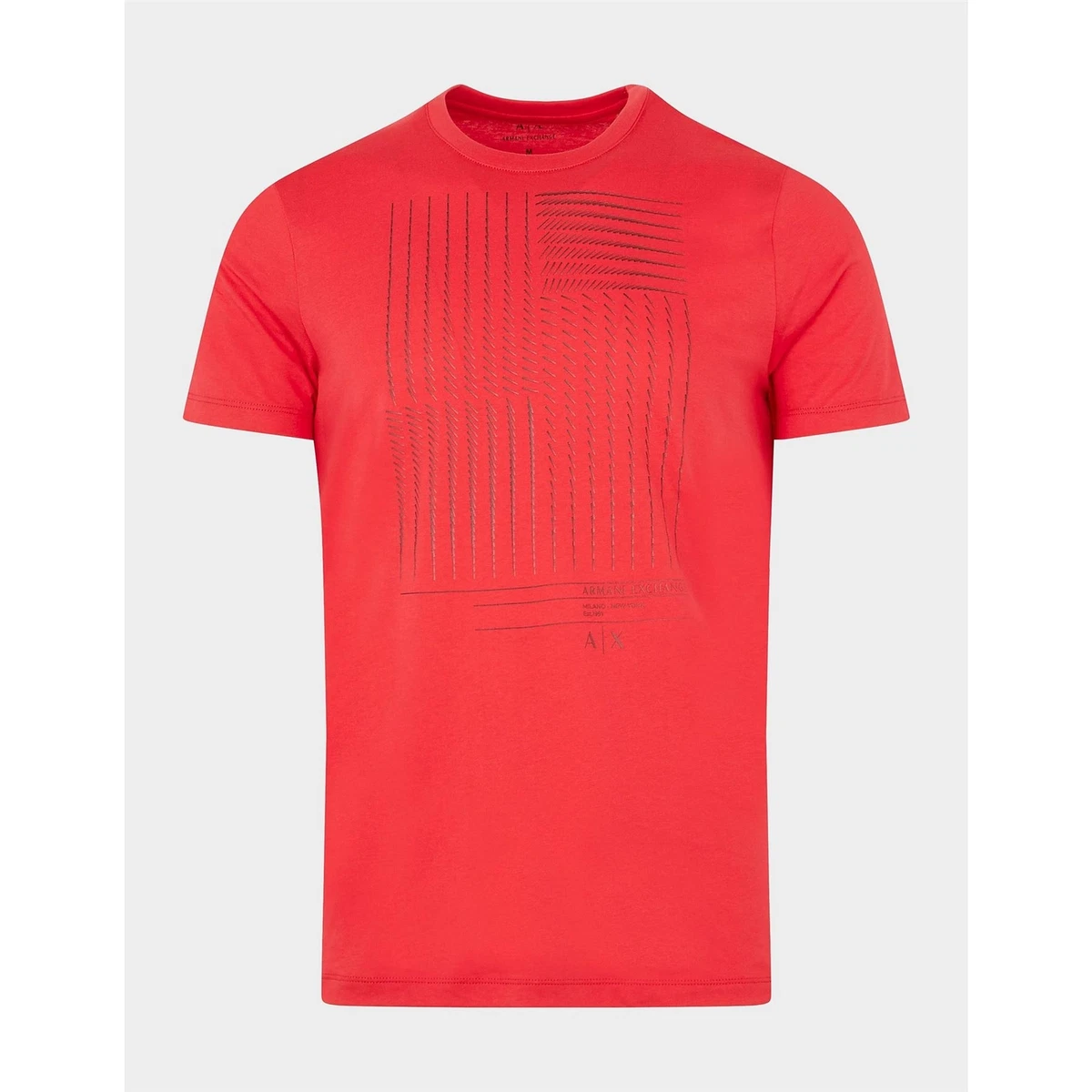 Men s T Shirt Armani Exchange Graphic Regular Fit Short Sleeve in