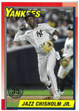 2025 Topps Series 1 Jazz Chisholm Jr. 35th Anniversary No. T90-99