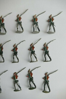 Lot De 2 – 25 Soldats Allemands WW1 – étain Plat – Zinnfiguren – échelle 30mm