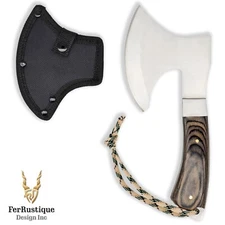 Outdoor Axe - Hatchet with Wooden Handle | Survival, Camping, & Hunting