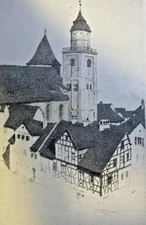 1909 Germany Traveling From Rothenburg to the Danube