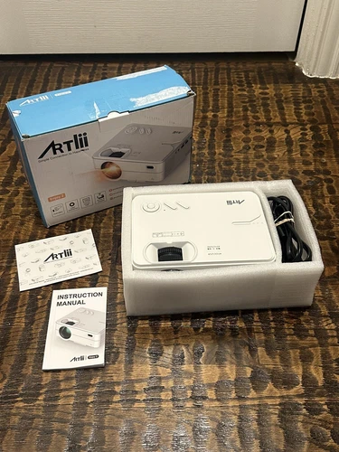Open Box Artlii Enjoy 2 Bluetooth Projector Mini 1080P for iPhone Android RD-813