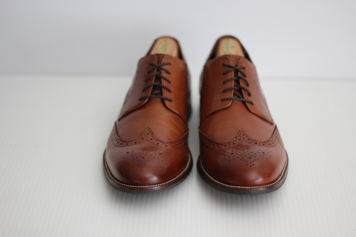 Cole Haan Benton MDL Wing  II size 12 W British Tan C24116 Cole Haan Mens Modern Classics Plain Toe Oxfords British Tan  main image 3