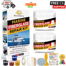 Marine Fiberglass Repair Kit for Boats, Gel Coat Repair Kit for Boat Color Match