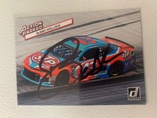 Bubba Wallace autographed 2019 action packed Donruss racing card #A5