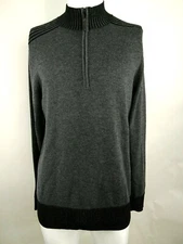 SmartWool Men Summit Lane Half Zip Sweater Gray Heather Medium 16469-084