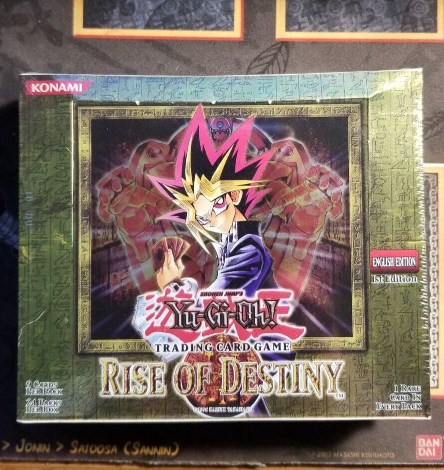 Yu-Gi-Oh! TCG Rise of Destiny Sealed Collectible Card Game Boxes