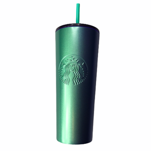 starbucks blue green tumbler
