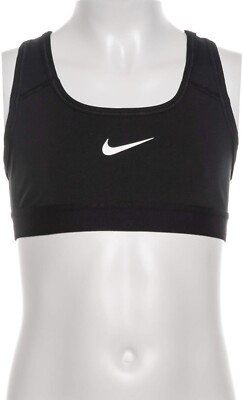 NIKE Big Kids' (Girls') Sports Bra Black XS | eBay