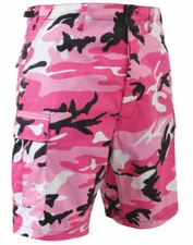 Rothco Military Camo & Solid Army Fatigue Cargo BDU Combat Shorts (Choose Sizes)