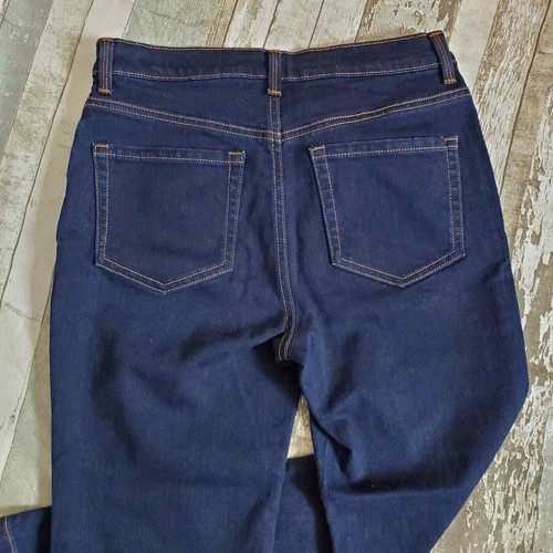 GLORIA VANDERBILT Women's Petite AMANDA Dark Wash Petite Straight Leg Jeans 8P - Picture 6 of 15