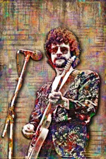 Jeff Lynne of Electric Light Orchestra Poster, ELO Tribute Fine Art Free Shippin