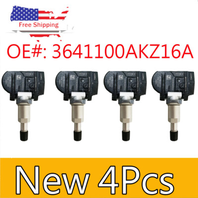 4X New TPMS Sensors For 12-18 GREAT WALL HAVAL H6 M6 1.5T 2.0T OE# 3641100AKZ16A
