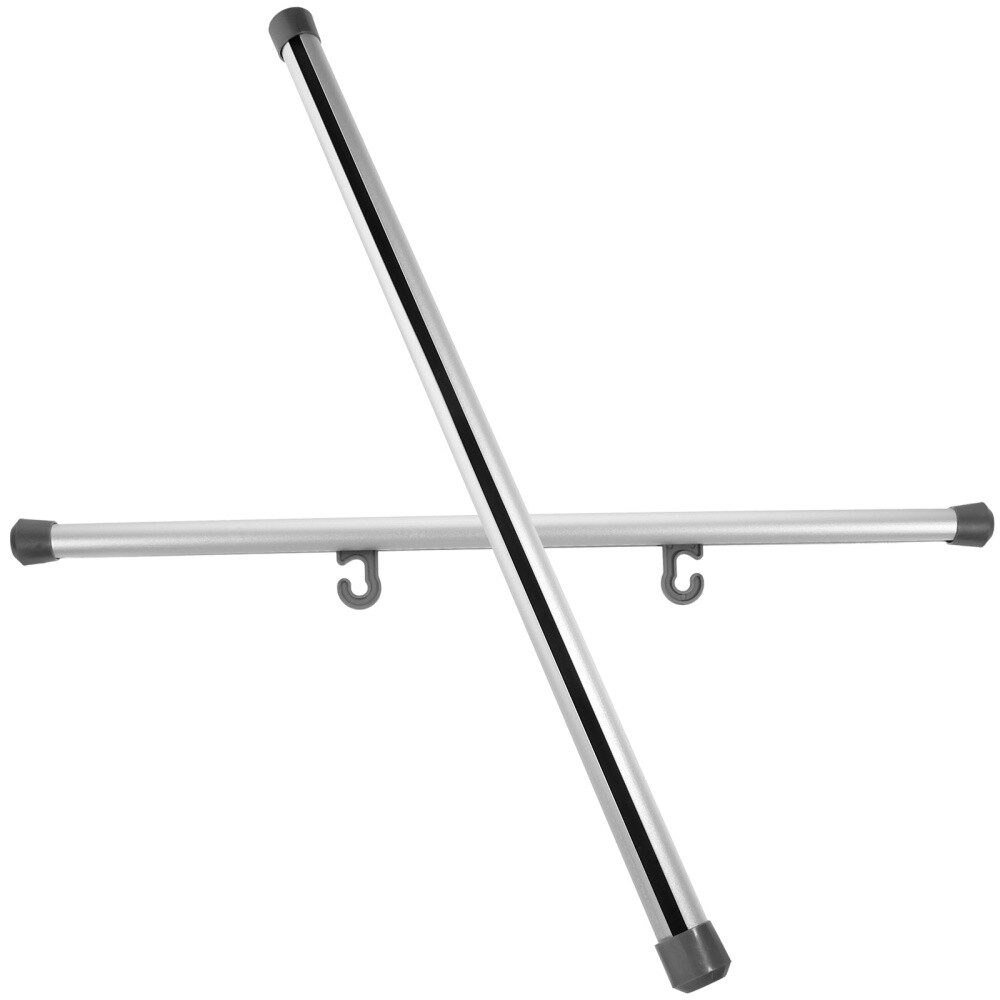 2 Pcs Aluminum Alloy Poster Rod Clip Picture Holder Hanging Scroll