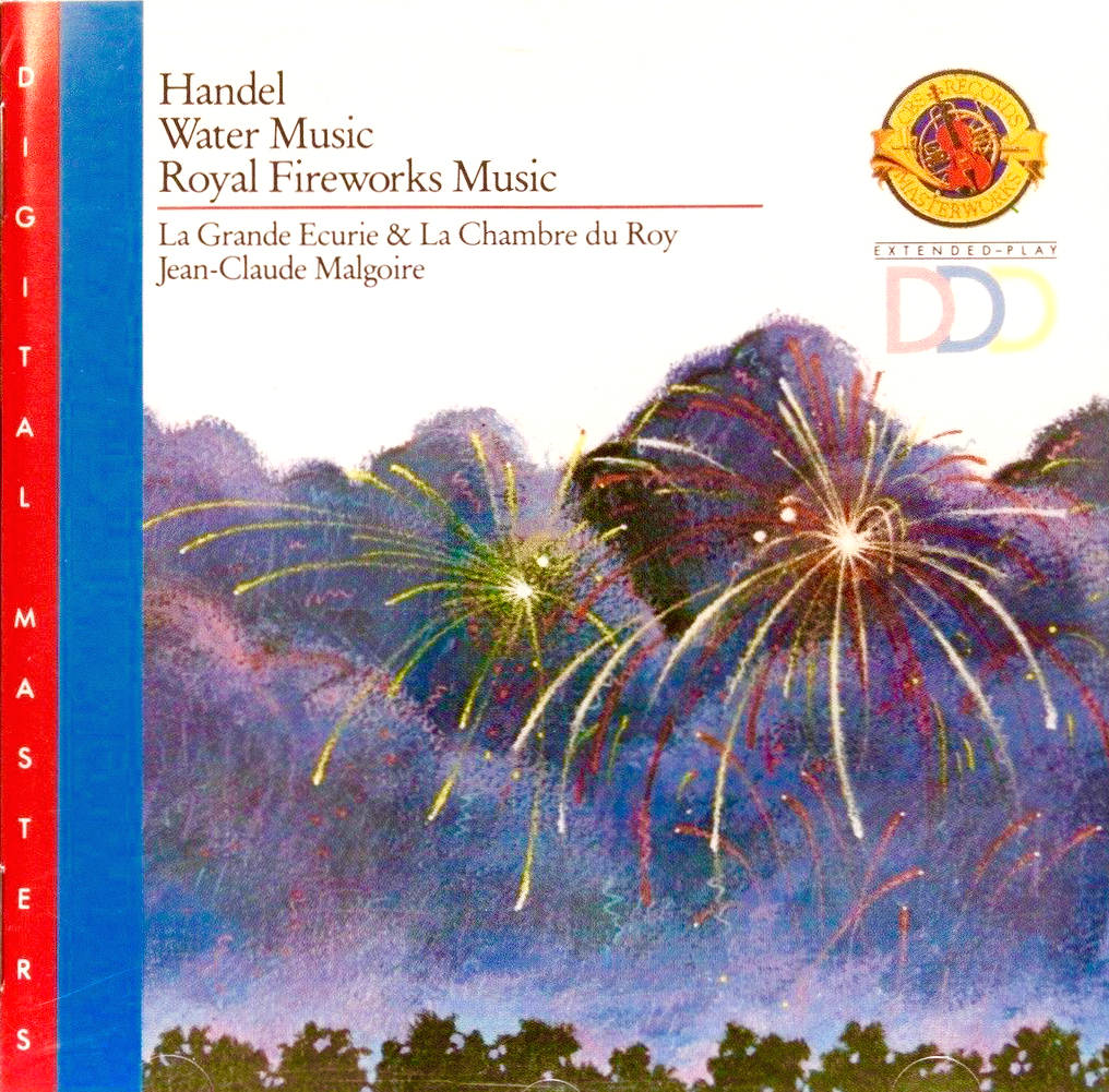 Handel, Jean-Claude Malgoire ‎– Water Music - Royal Fireworks Music (CD, Album)