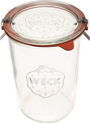 Weck Canning Jars 743 - Weck Mold Jar Made of Transparent Glass - Eco-Friendl...