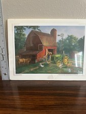 &ldquo;DADDY'S LITTLE HELPER&rdquo; by CHARLES FREITAG 12x9 Signed
