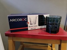 Arcoroc Brixton Colors blau 6 Gläser Set NP 40€