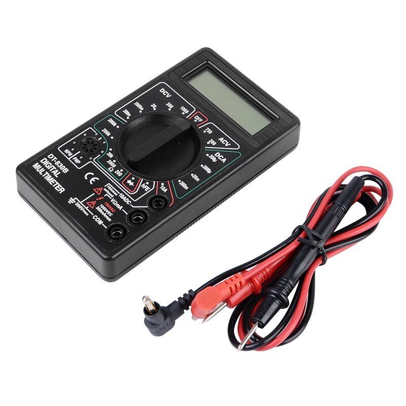 Digital Multimeter Messgerät AC DC LCD Strommesser Strom Voltmeter Amperemeter