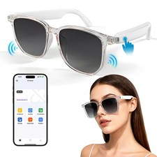 Smart Glasses AI Bluetooth Call Music Sunglasses Work Travel for Men  Women