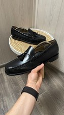 G.H. Bass Co. WEEJUNS Black Leather Tassel Loafers Men s Size US 12 / UK 11 /