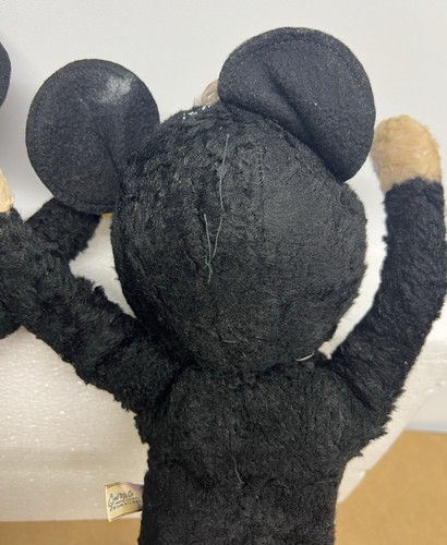 "Figuras de peluche vintage de Gund Mickey y Minnie Mouse de los primeros 20""" - Imagen 16 de 24