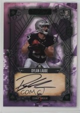 2024 Wild 5 Card Draw Purple/Pink Green Foil 2/3 Dylan Laube Rookie Auto RC yl0. rookie card picture