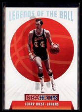 2019-20 Panini Hoops Legends of the Ball Jerry West Lakers No. 6