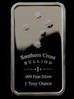 1oz 999 Fine Silver bullion Bar Southern Cross Minted Silver Eureka Ounce & Bag