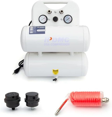 #ad Ultra Quiet Oil Free Pump 5 Gallon Tank 115 PSI MAX Pressure 65 dB 1 PH 110V $259.99