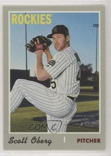 2019 Topps Heritage High Number Scott Oberg #687 3do