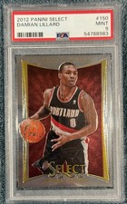 2012 Panini Select Damian Lillard Rookie RC #150 PSA 9 Mint Trail Blazers